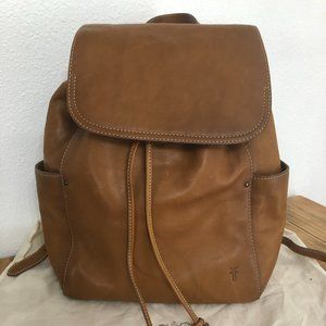 Frye smooth leather backpack